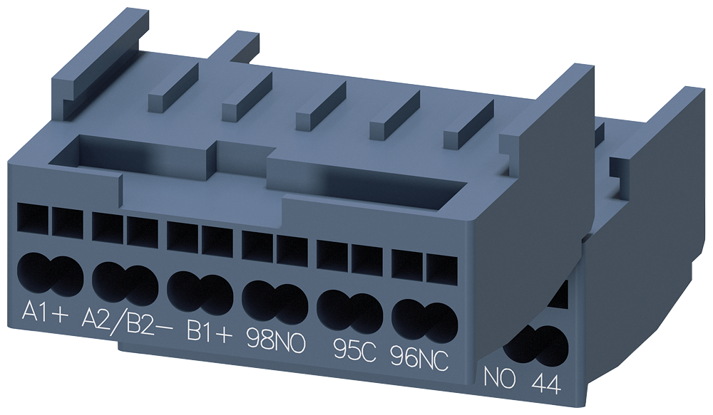 Siemens Control Circuit Terminals for 3RA62 Compact Starter, Spring Clamp Connection, Pack of 2 (3RA6920-2C)