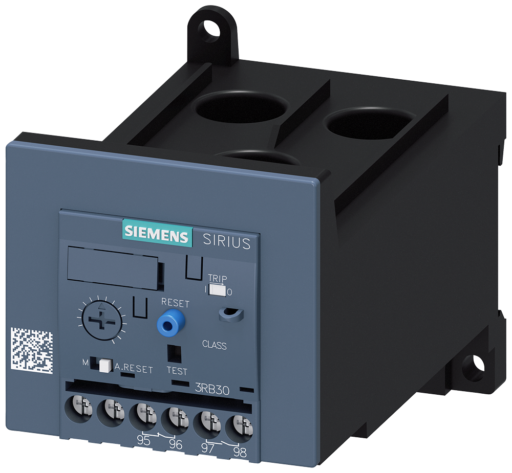 Siemens Electronic overload protection 32-115A Class 10E,Stand-alone unit, Screw terminal, Manual/automatic reset