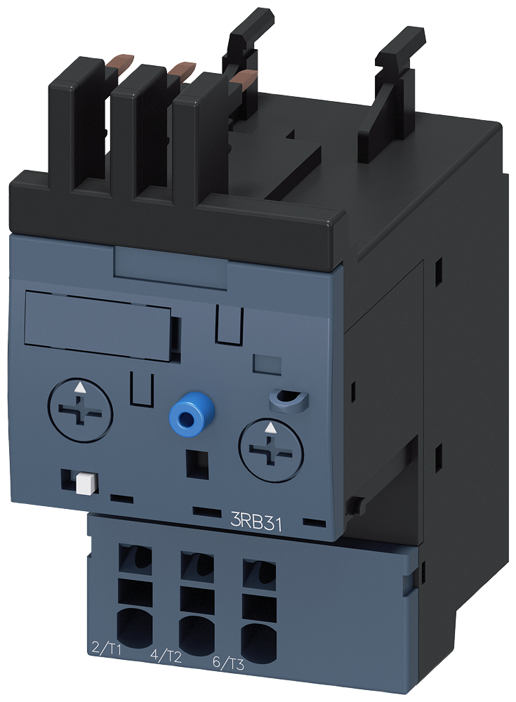 Siemens 3RB3113-4RE0 SIRIUS 3RB3 Solid-State Overload Relay with Ground-Fault Detection — 0.1 – 0.4 A, Size S00, Spring-Loaded Terminals