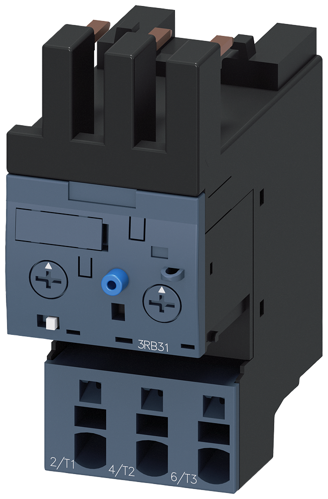 Siemens 3RB3123-4PE0 SIRIUS 3RB3 Solid-State Overload Relay with Ground-Fault Detection — 1 – 4 A, Size S0, Spring-Loaded Terminals