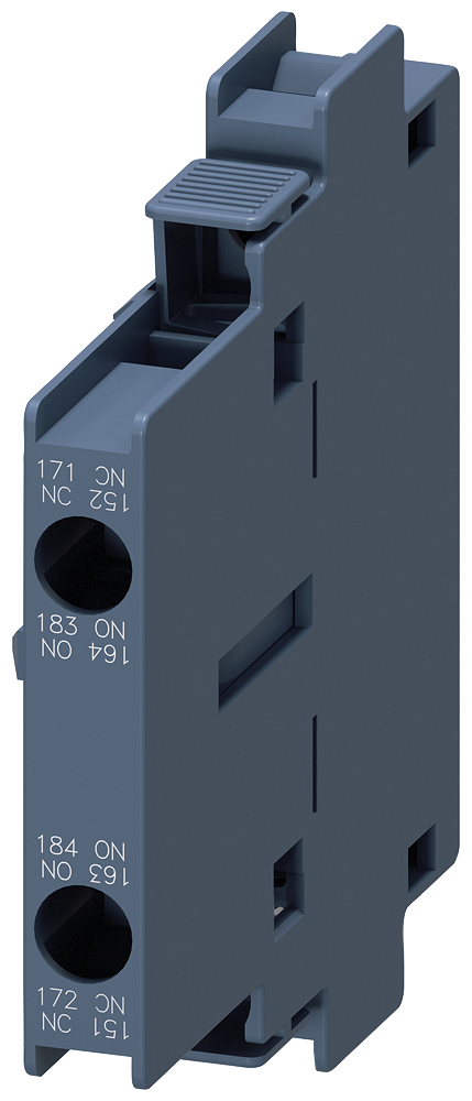 Siemens SIRIUS 3RH1921-1KA11 Side Auxiliary Contact Block 1NO+1NC, S3-S12