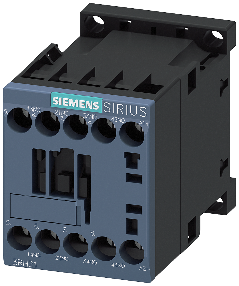 Siemens Contactor Relay, 3NO+1NC, DC 220V, Size S00, Screw Terminal Connection (3RH2131-1BM40)