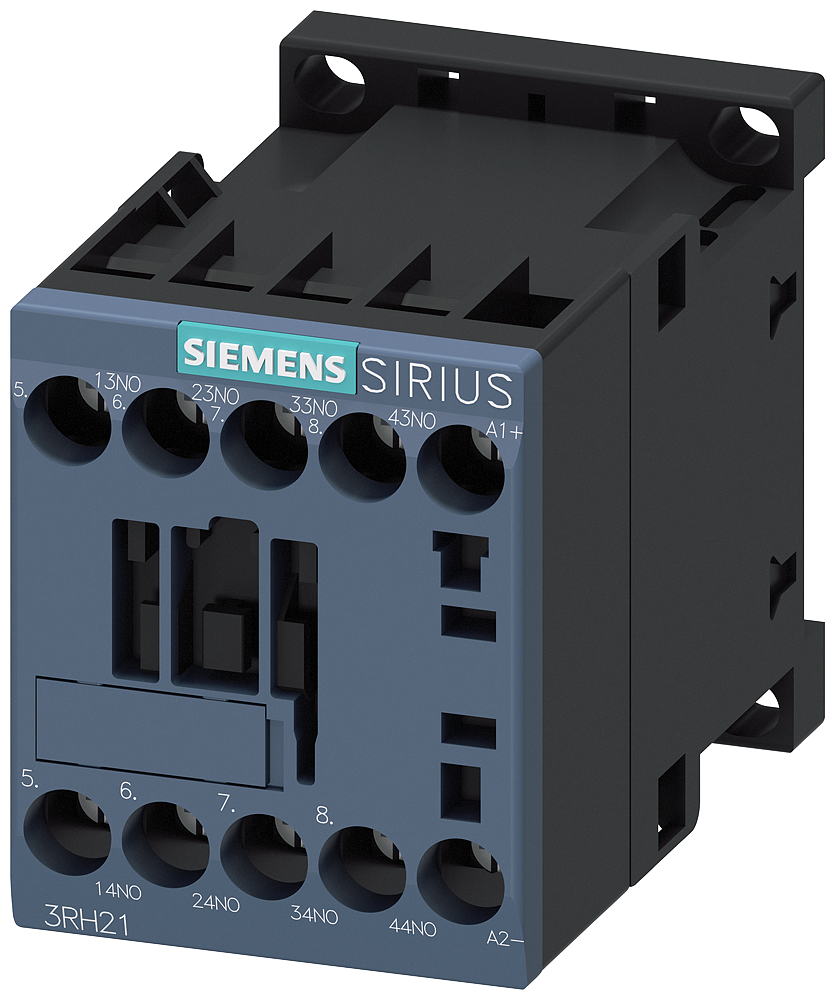 Siemens Contactor Relay, 4NO, DC 220V, Size S00, Screw Terminal Connection (3RH2140-1BM40)