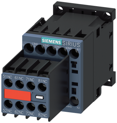 Siemens Contactor Relay, 4NO+4NC, AC 230V, 50/60Hz, Size S00, Screw Terminal Connection