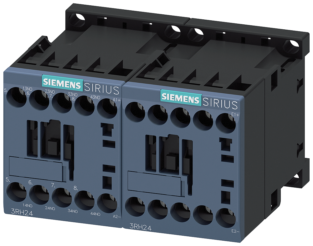 Siemens 3RH2440-1BM40 Contactor Relay Latched 4 NO 220 V DC