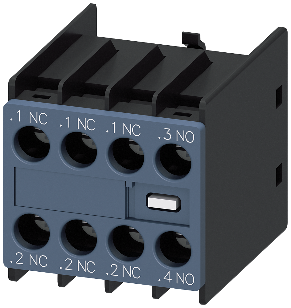 Siemens Auxiliary contactor akt Front-mounted,1NO+3NC S00/ S0