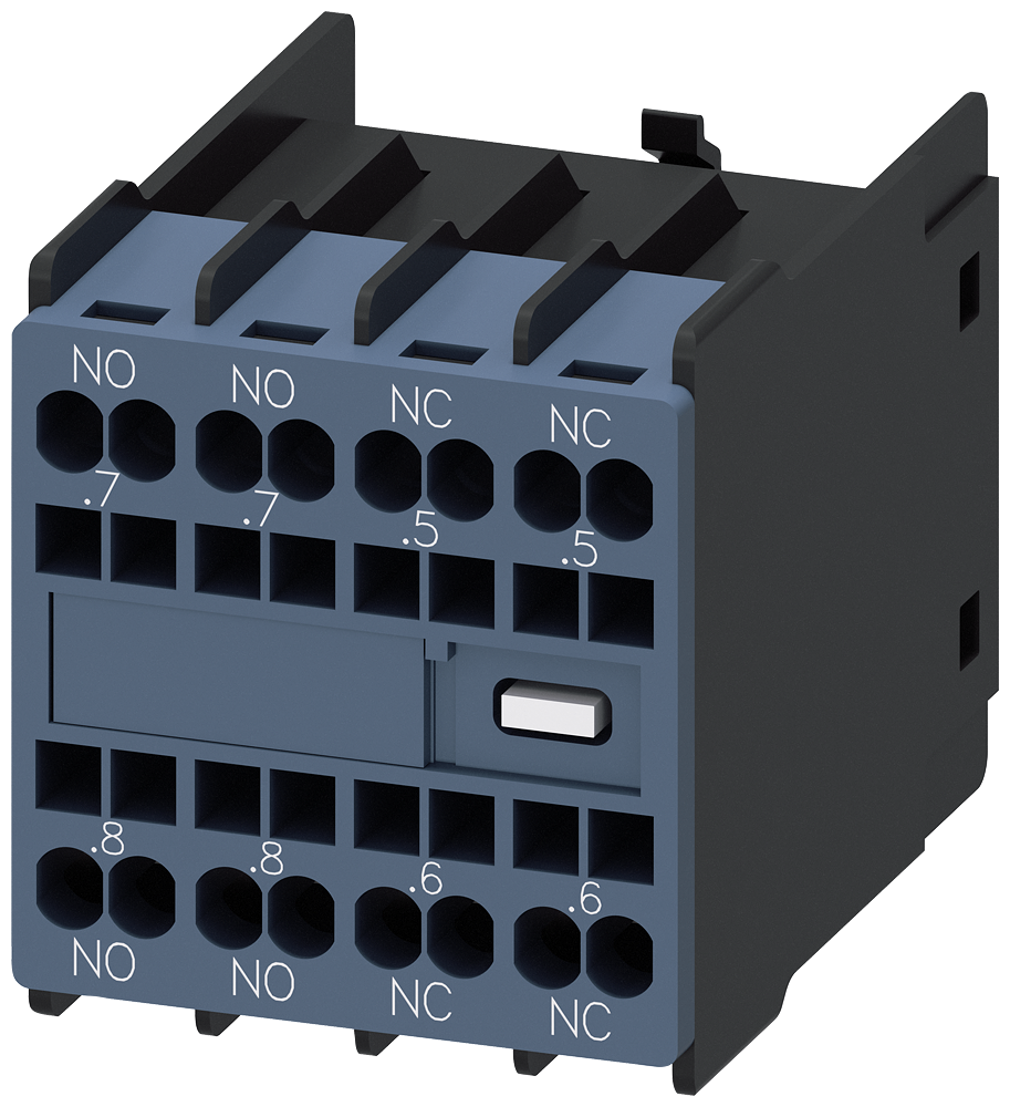Siemens Auxiliary contactor akt 22U2O+2C Front-mounted S00/ S0 Spring terminals
