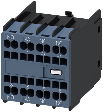 Siemens Auxiliary contactor akt 22U2O+2C Front-mounted S00/ S0 Spring terminals