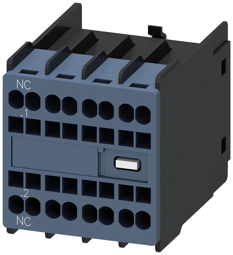 Siemens Contact Block 4-Pole 1NC Spring terminals