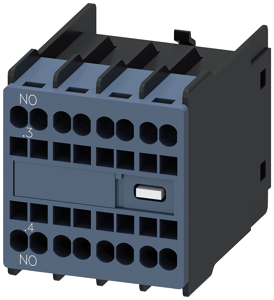 Siemens Contact Block 4-Pole 1NO Spring terminals