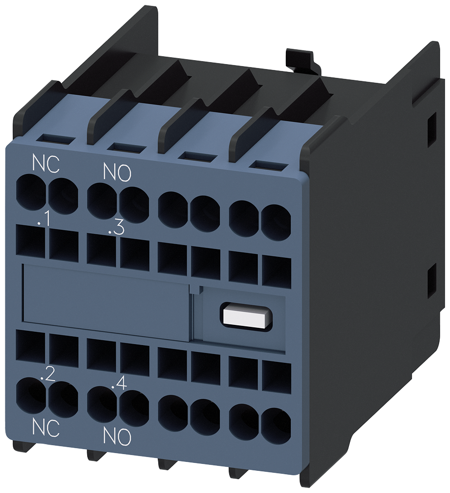 Siemens Contact Block 4-Pole 1NO+1NC Spring terminals
