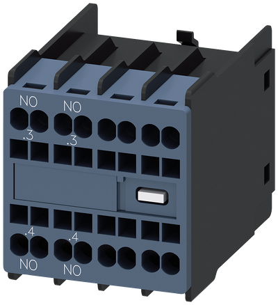 Siemens Contact Block 4-Pole 2NO Spring terminals