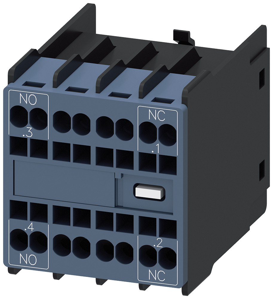 Siemens Contact Block for Electronic Komponenter 1NO+1NC Spring terminals