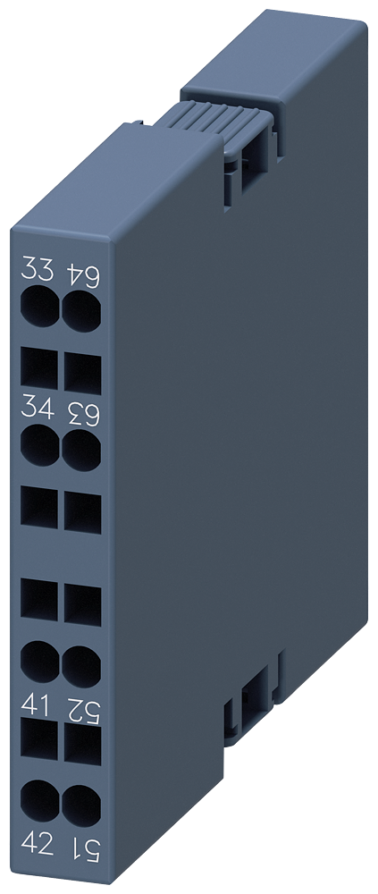 Siemens Contact Block for Electronic Komponenter S00 1NO+1NC Spring terminals