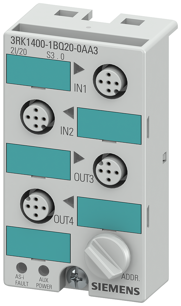 Siemens SIRIUS AS-Interface module 3RK1400-1BQ20-0AA3