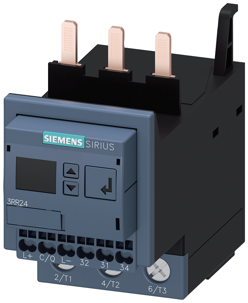 Siemens SIRIUS Current-monitoring relay,8..80A 3RR2443-3AA40