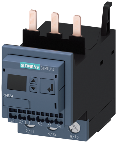 Siemens SIRIUS Current-monitoring relay,8..80A 3RR2443-3AA40