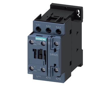 Siemens 3-Pole contactor 12A AC-3 230VAC 1NO+1NC