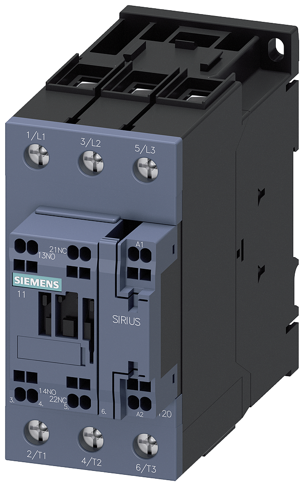 Siemens SIRIUS Contactor, S2, 50A 1NO+1NC, 230V AC, 3-Pole 3RT2036-3AP00