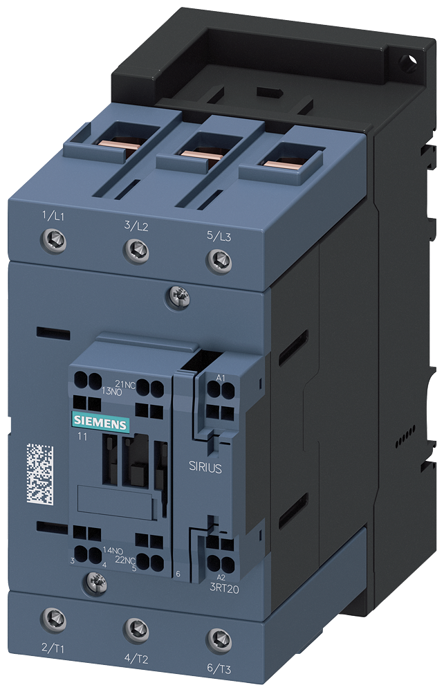 Siemens Contactor, AC-3 45 kW/400 V, AC 110 V, 50 Hz, 3-Pole, SIZE S3