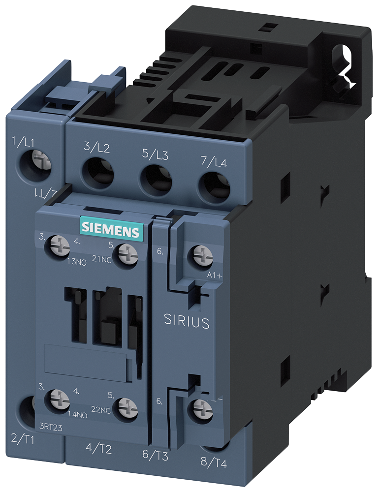 Siemens SIRIUS 4 pole contactor, 35A, 4NO, S0, 1NO+1NC