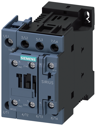 Siemens SIRIUS 4 pole contactor, 35A, 4NO, S0, 1NO+1NC