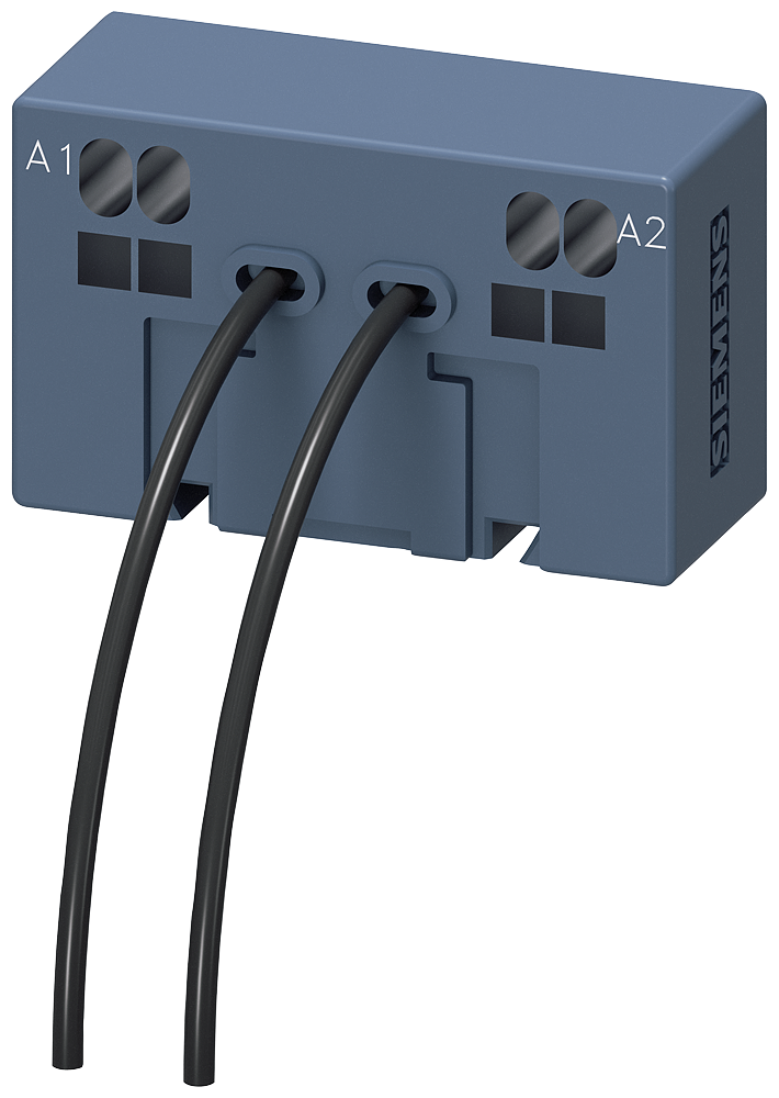 Siemens Coil Connection Module for 3RT2 Contactors, Top, Spring Terminals (3RT2926-4RA12)