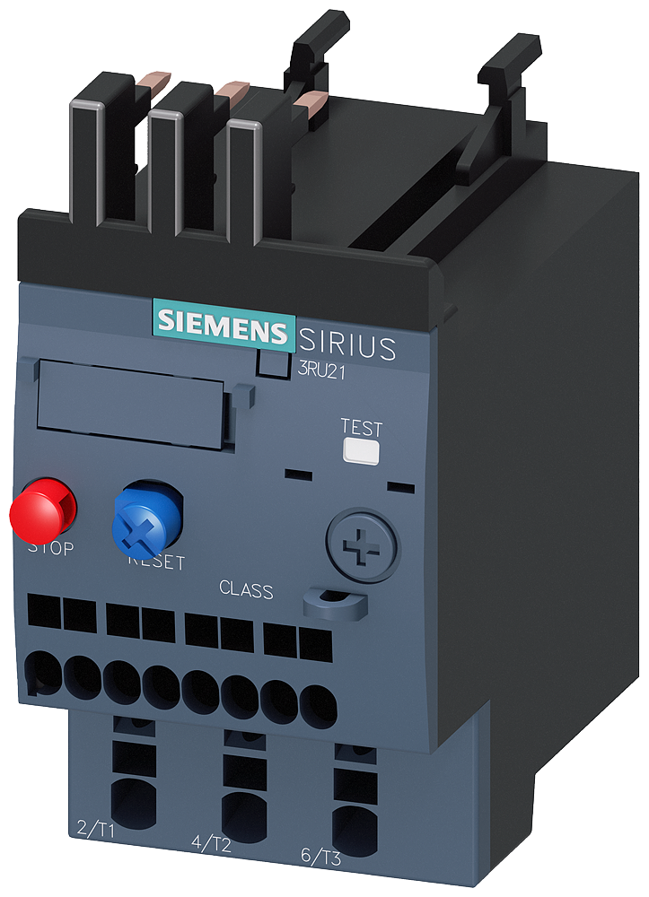 Siemens Thermal Overload Relay, 0,55-0,80 A, Spring Clamp Connection (3RU2116-0HC0)