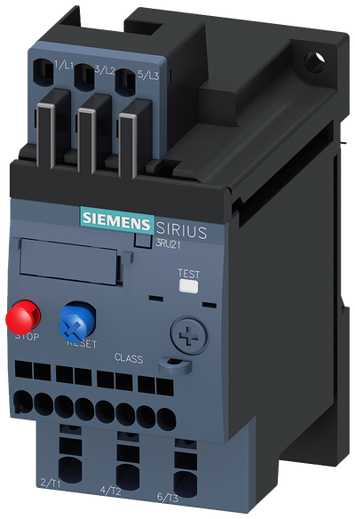 Siemens Thermal Overload Relay, 1,1-1,6 A, Spring Clamp Connection, Separate Mounting