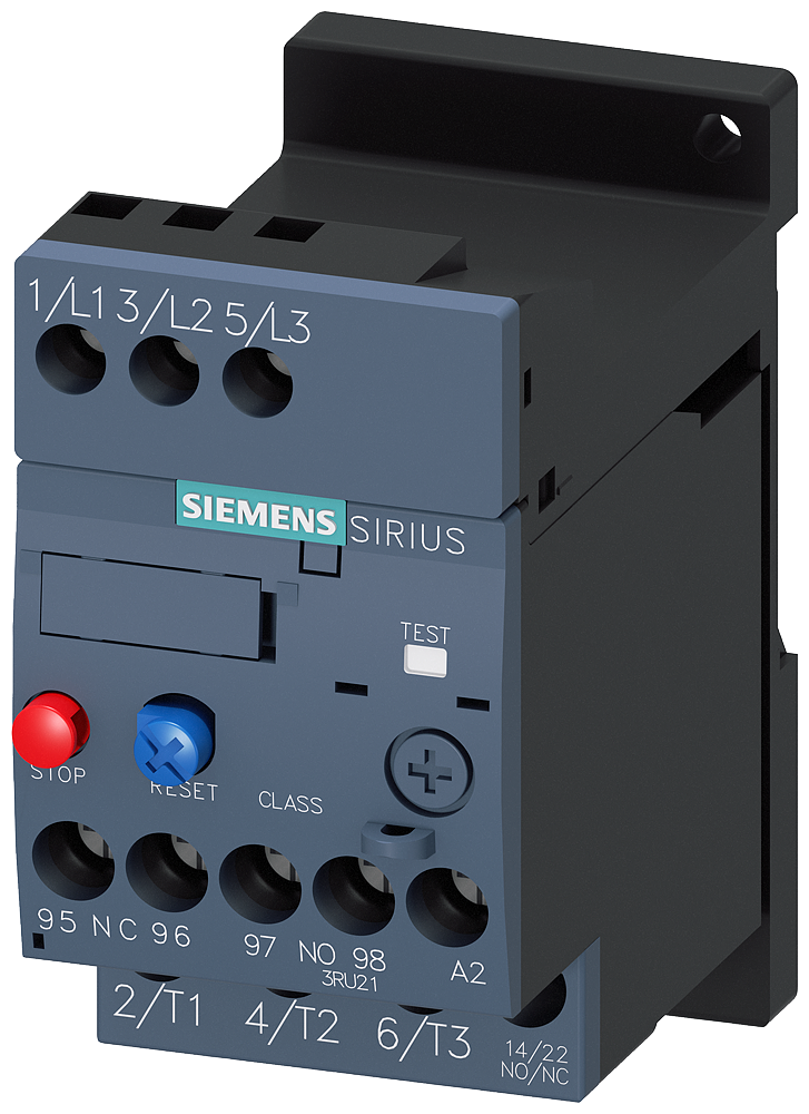 Siemens Thermal Overload Relay, 9,0-12,5 A, Screw Connection, Separate Mounting (3RU2116-1KB1)