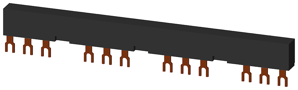 Siemens Busbar 63mm for 4 3RV S00, S0