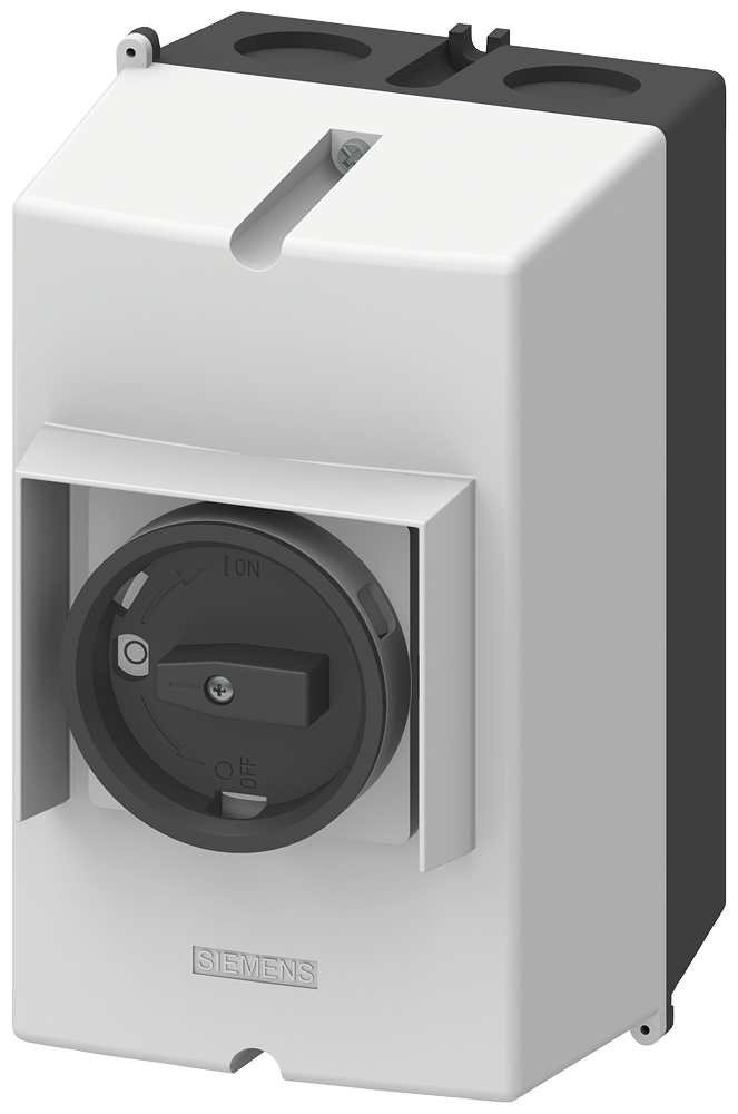 Siemens Aluminium Enclosure IP 65, width 72mm, with PE-terminal for motor protection circuit breaker size