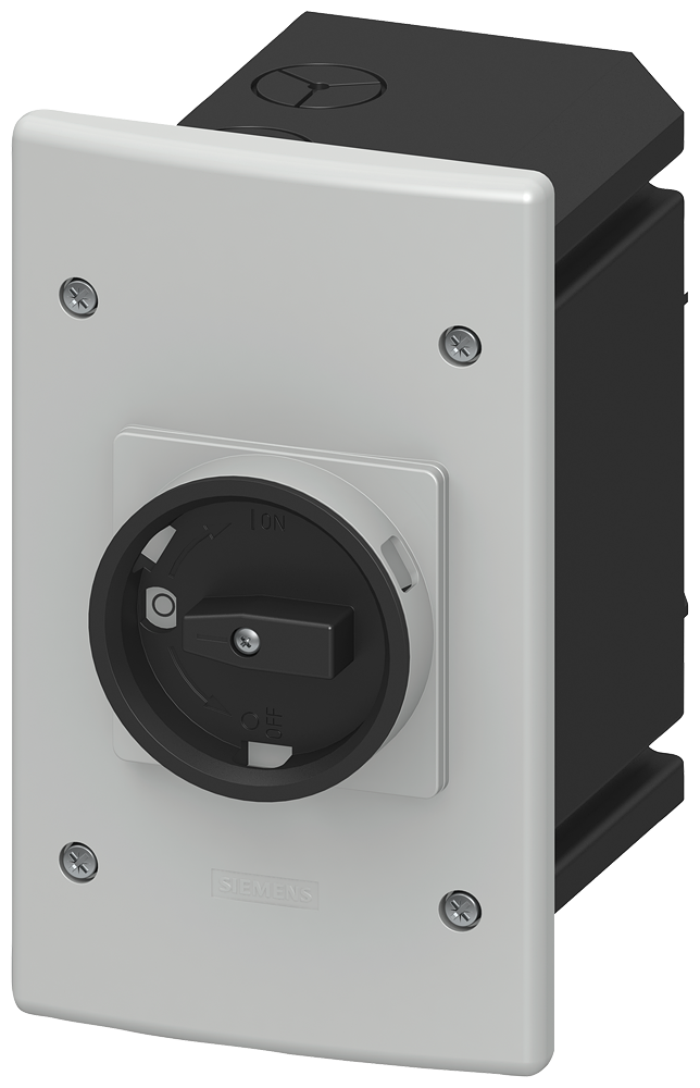 Siemens 3RV1923-2DA00 Splash-Proof Enclosure with Lockable Rotary Switch