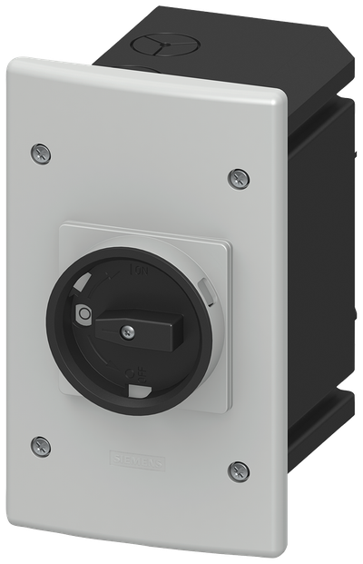 Siemens 3RV1923-2DA00 Splash-Proof Enclosure with Lockable Rotary Switch