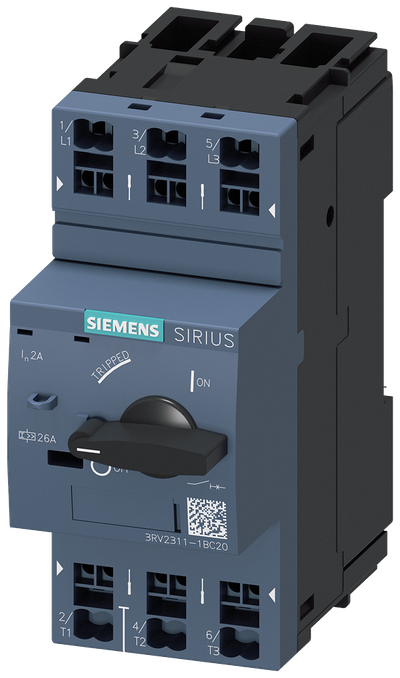 Siemens Circuit breaker 2 A Spring terminals