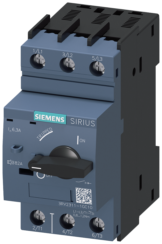 Siemens Circuit breaker rated current 6