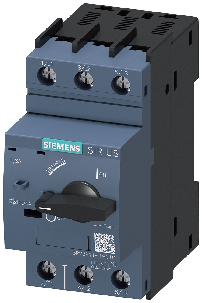 Siemens Circuit breaker rated current 8A