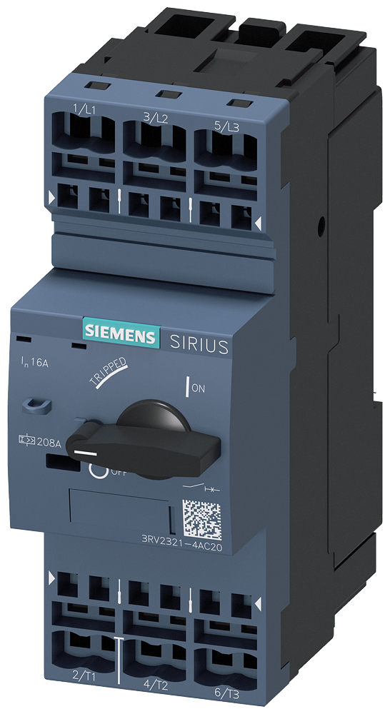 Siemens Circuit breaker rated current 16A, size S0