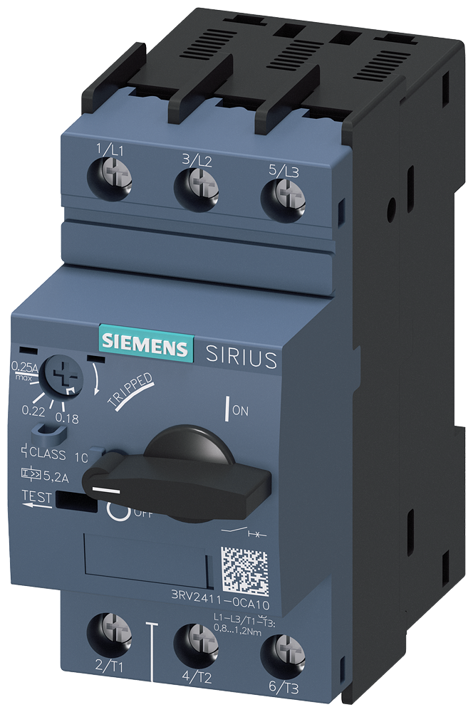 Siemens Motor protection circuit breaker 0 3RV2411-0CA10