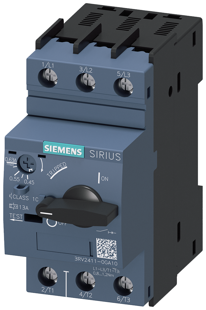 Siemens Motor protection circuit breaker 0 3RV2411-0GA10