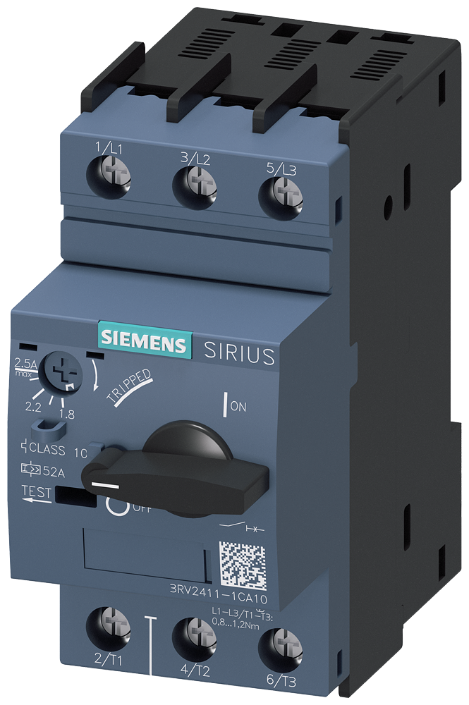 Siemens Motor protection circuit breaker 1 3RV2411-1CA10