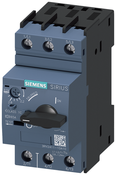 Siemens Motor protection circuit breaker 2 3RV2411-1DA10