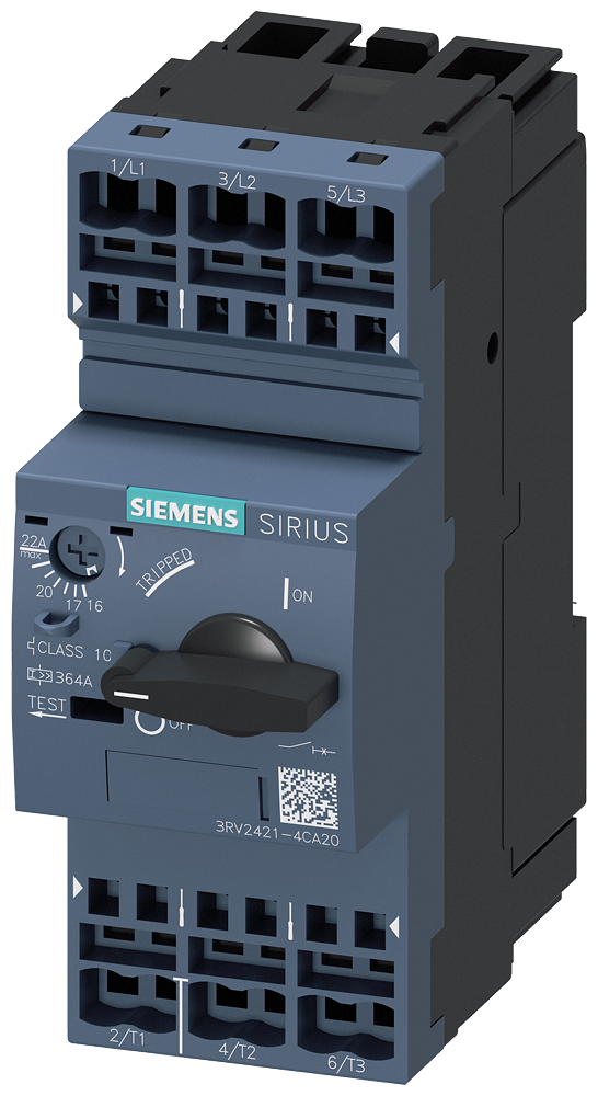 Siemens Circuit breaker for transformer 17-22A S0 Spring terminals