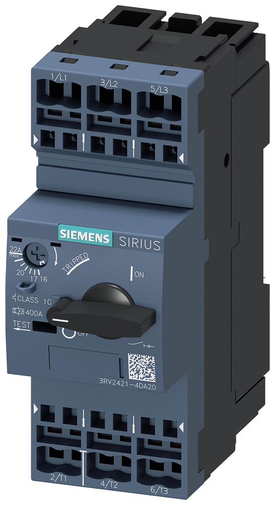 Siemens Circuit breaker for transformer 20-25A S0 Spring terminals