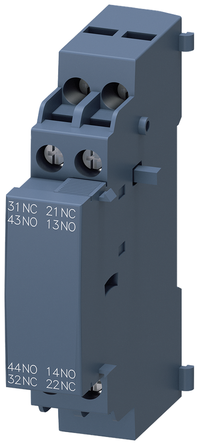 Siemens Auxiliary cover side-mounted 2NO+2NC with spring terminals