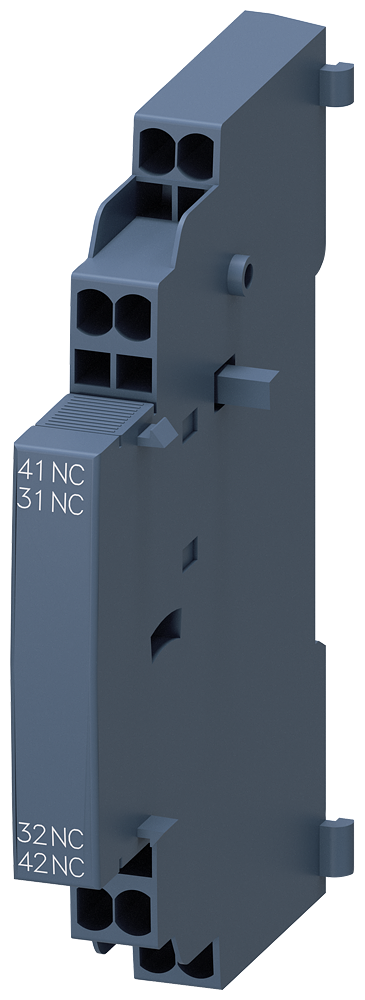 Siemens Auxiliary cover side-mounted 2NC with spring terminals