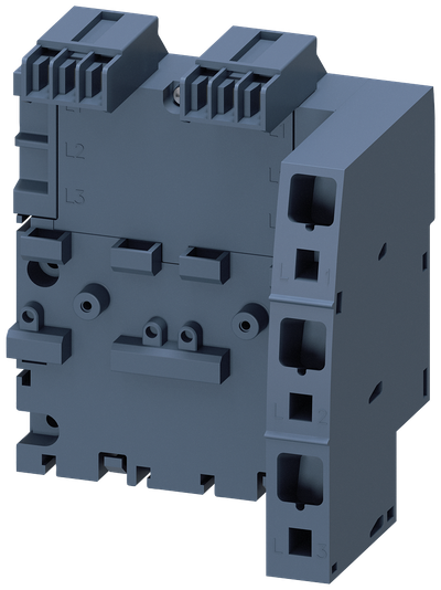 Siemens 3-Phase Busbar with Infeed Right, for 2 Circuit-Breakers, Size S00 Und S0