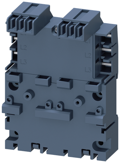 Siemens 3-Phase Busbar Including Extension Connector, for 2 Circuit-Breakers, Size S00 Und S0