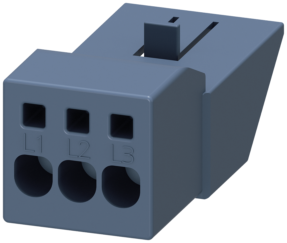 Siemens DIN-rail terminal for infeed unit