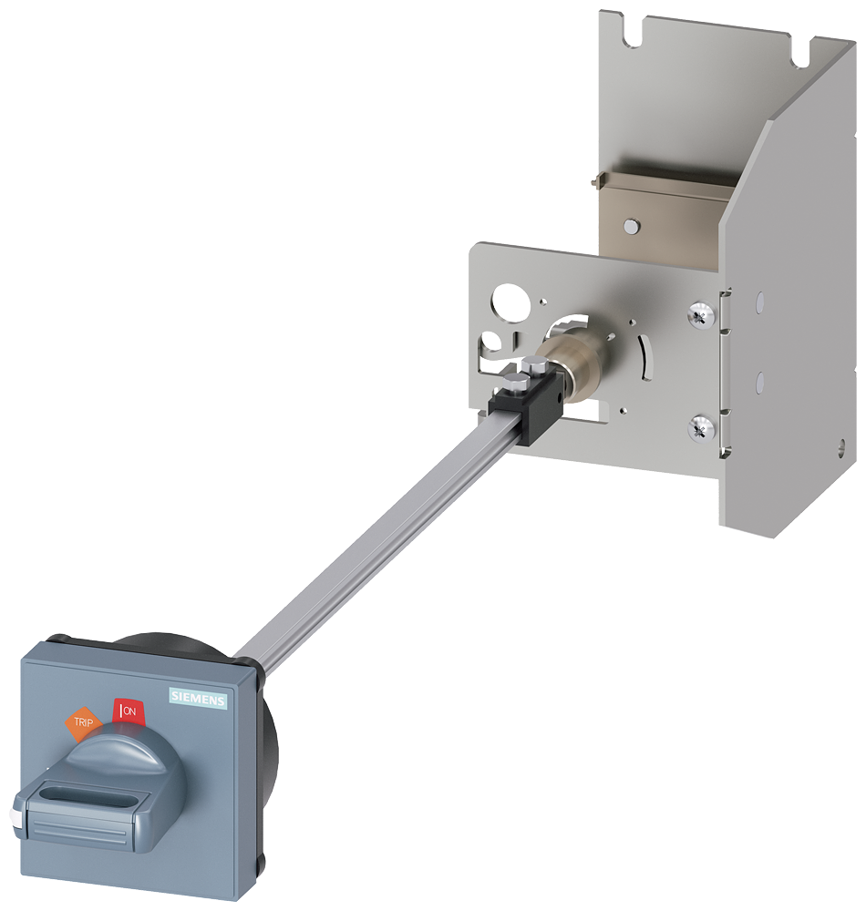 Siemens Door rotary operating mechanism for harsh conditions for circuit breaker Size S00/S0 Handle gray